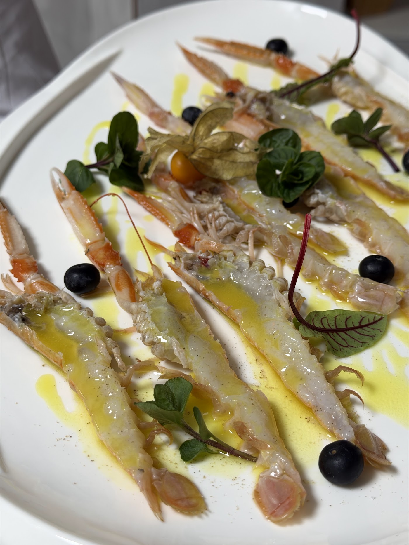 Marinated raw fish